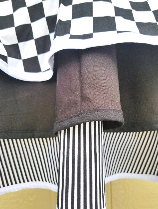 Black Check Retro Apron
