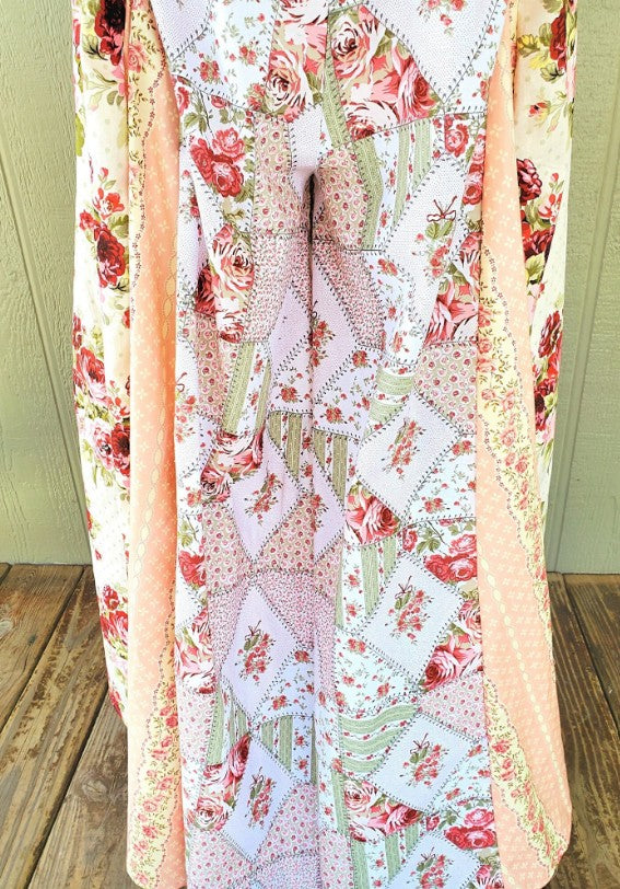 Shabby Chic Floral Palazzo Pants