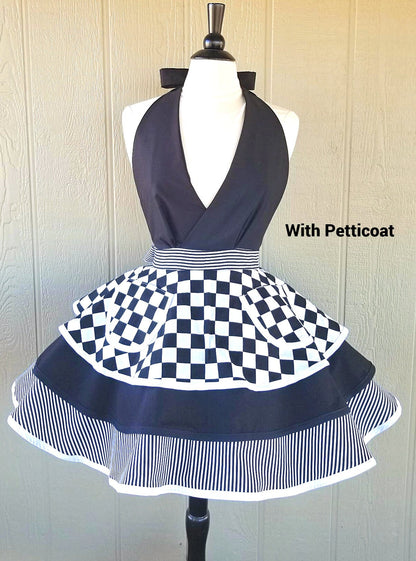 Holiday Gingerbread Retro Apron