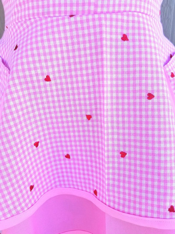 Pink Valentines Retro Apron