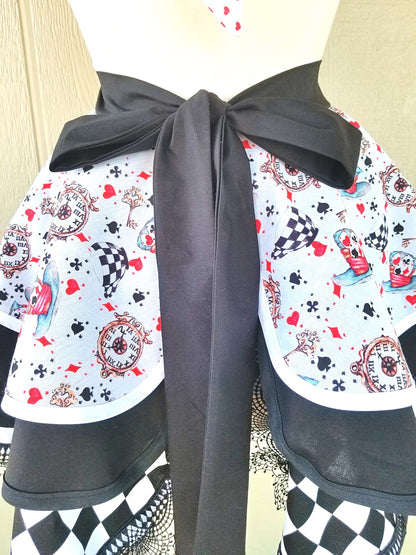 Red Queen Wonderland Inspired Retro Apron