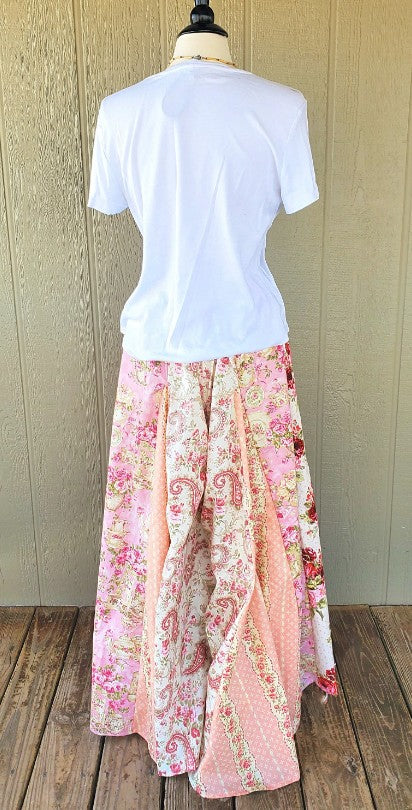 Shabby Chic Floral Palazzo Pants