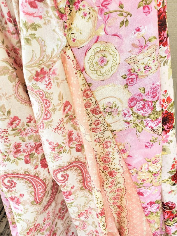 Shabby Chic Floral Palazzo Pants