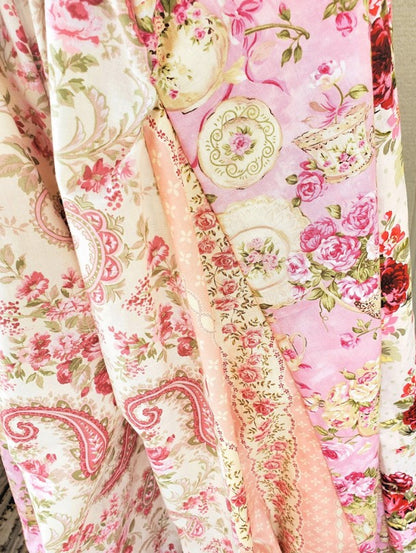Shabby Chic Floral Palazzo Pants